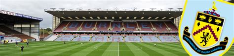 Turf moor is built in a typical 'english' style, with grandstands on all four sides. Turf Moor, home to Burnley - Football Ground Map