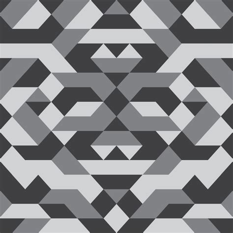 Geometric Grayscale Pattern Photoshop Vectors