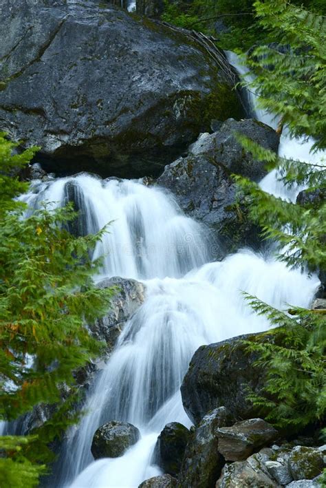 Small Creek Waterfalls Stock Image Image Of America 28943629