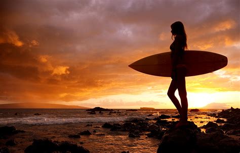 Surfing Girls ~ Beautiful Girl Wallpapers