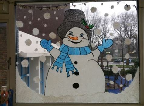 Fensterbild winter vorlage kostenlos : Schneemann Fensterbild Winter Fensterbilder Basteln | dansenfeesten