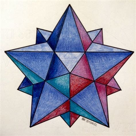 Regolo54 Solid Polyhedra Star Pentagon Geometry Symmetry