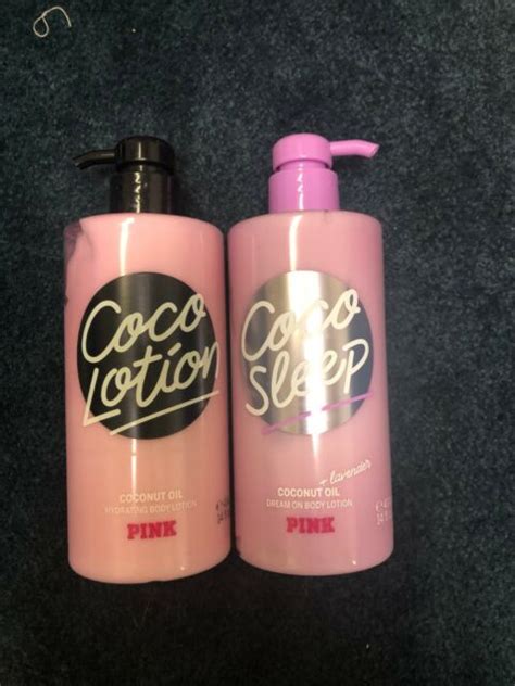 2x Victorias Secret Pink Coco Sleep Lavender Body Lotion And Coco Lotion 14 Oz Eac Ebay