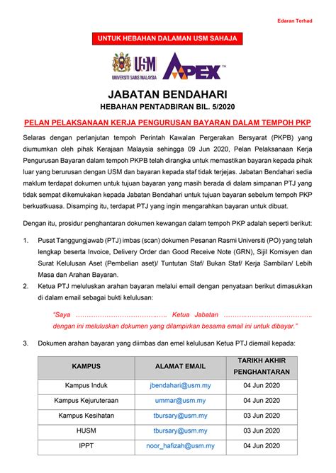 Skim bencana kerja pekerja asing. HEBAHAN PENTADBIRAN BIL 5/2020: PELAN PERLAKSANAAN KERJA ...