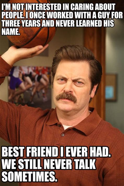 Parks And Recreation 12 Of The Best Ron Swanson Quotes Ron Swanson