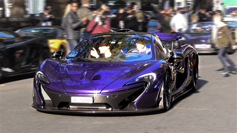 Supercars In London Full Purple Carbon Mclaren P1