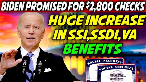 Biden Send 2800 Checks As His Promised Huge Increase In Social