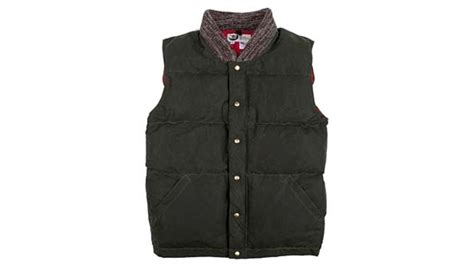 Archival Clothings Waxed Down Vest Is A Rugged Fall Classic Mens