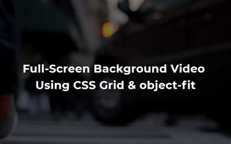20 Background Video Css Examples Code Snippet Onaircode