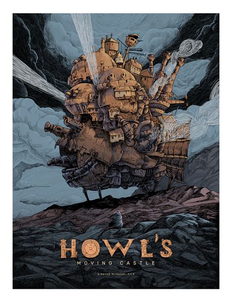 Whether you are a collector or just generous with gifts, movie posters are perfect for any occasion! Howl's Moving Castle Poster on Behance