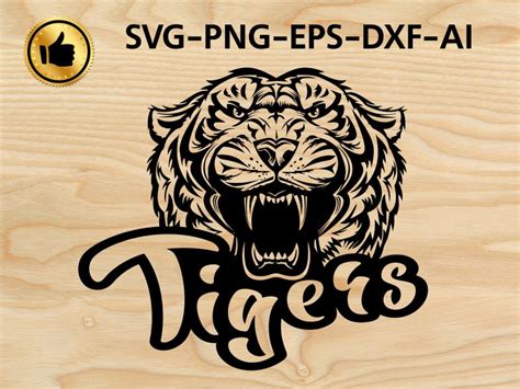 Tigers Svg Tigers Svg Tiger Clipart Tiger Cut Files Etsy