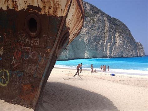 Shipwrecked On Navagio The Most Photographed Beach On