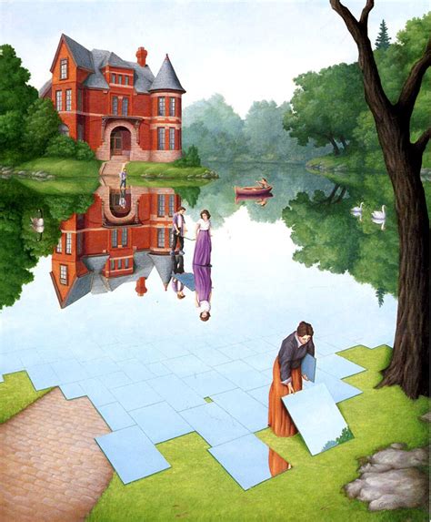 Fantastic Optical Illusion Art Works And Paintings By Rob Gonsalves
