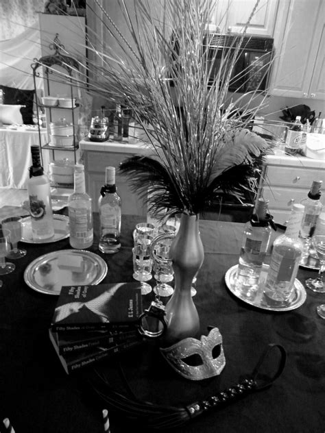 Fifty Shades Of Grey Party Centerpiece Bellacpartiesblogspot