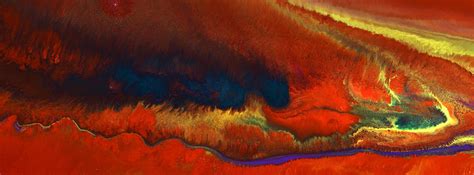 Shaking Earth Fluid Art By Kredart Painting By Serg Wiaderny Fine Art