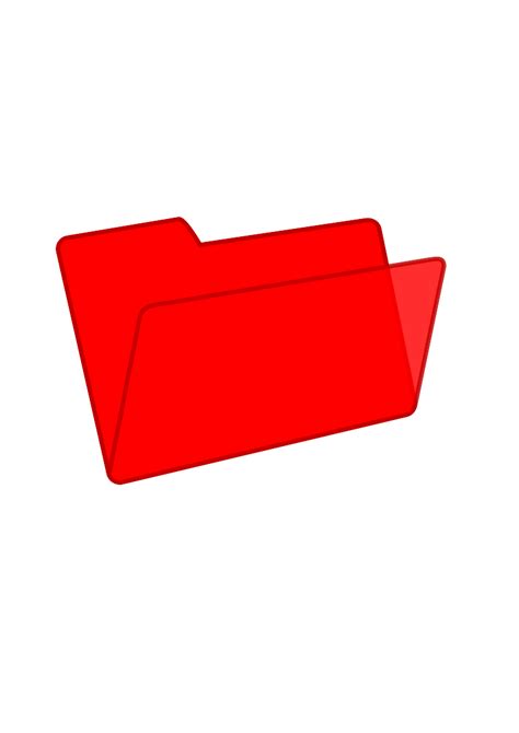Red Folder Clip Art At Vector Clip Art Online Royalty Free