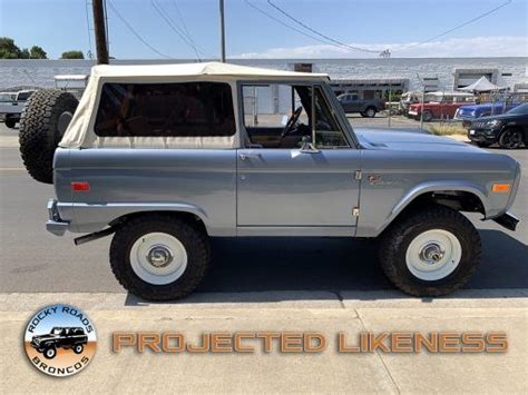 1974 Blue Legend Bronco Custom Classic Ford Bronco Restorations By
