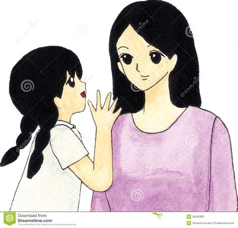 Then its very easy from there. Mother And Daughter Cartoon Stock Photos - Image: 30506383
