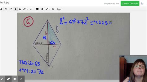 Aplicación Del Teorema De Pitágoras En Figuras Planas Ii Youtube