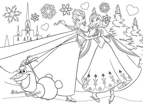 Elsa Ana Dibujos Elsa Ana Frozen 2 Para Colorear Dei