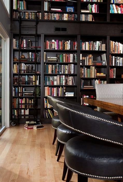 18 posts related to floor to ceiling bookcase designs. Floor to ceiling bookshelves with rolling ladder. I would ...