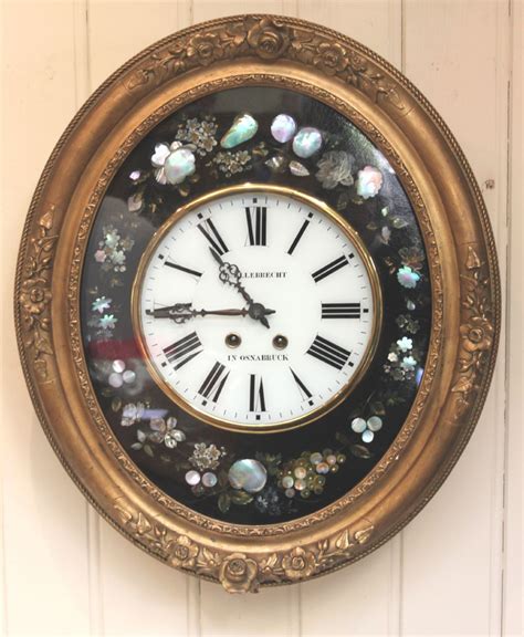 Unusual Oval Vineyard Wall Clock 270948 Uk