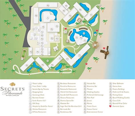 Secrets Silversands Resort Map Unlimited Vacation Club In 2019