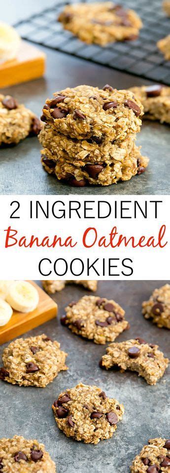 By sarah spencer 0 comments22. 2 Ingredient Banana Oatmeal Cookies | Recipe | Banana ...