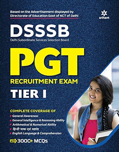 Dsssb Pgt Recruitment Exam Tier I By Arihant Experts