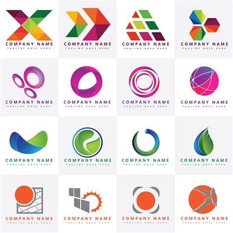 16 Beautiful Colorful Vector Logo Design Templates By Okanmawon Codester