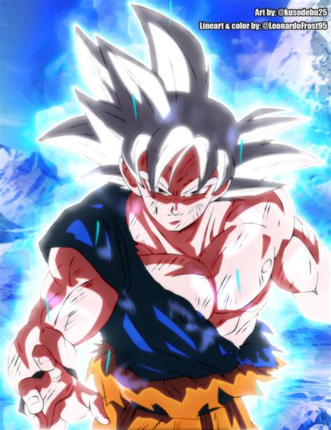 Goku Mastered Ultra Instinct By Leonardofrost On Deviantart Dragon Ball Z Dragon Ball Super