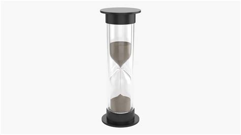 Hourglass Sandglass Egg Sand Timer Cylindrical Shape Small 3d Model