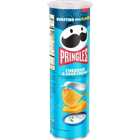 Pringles Cheddar And Sour Cream Crisps Smartlabel