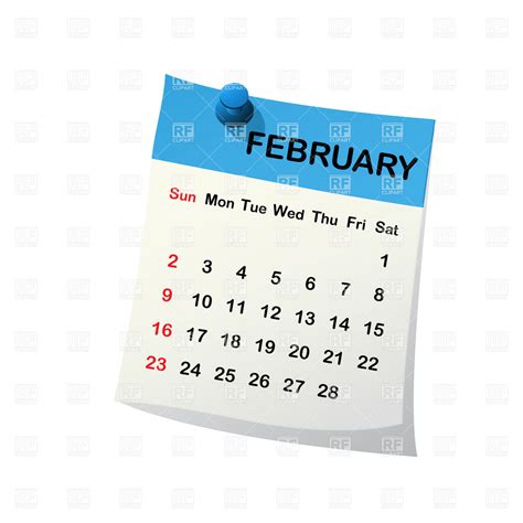 February Month Headings Clip Art Cliparts