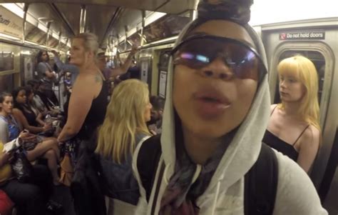 Brandys Rousing Whitney Houston Rendition Falls On Deaf Ears In Nyc Subway Travelpulse