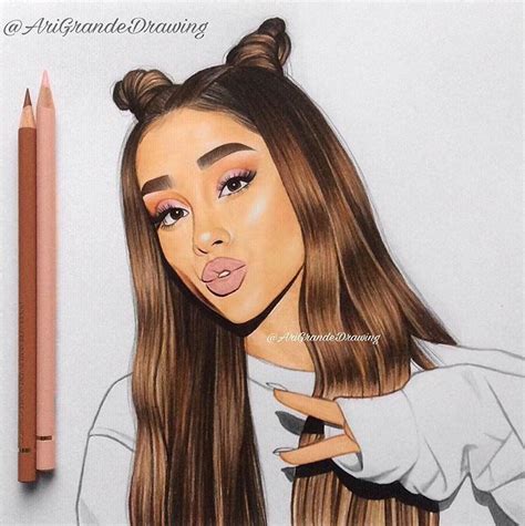 Creado Por Arigrandedrawing Ariana Grande Drawings Ariana Grande