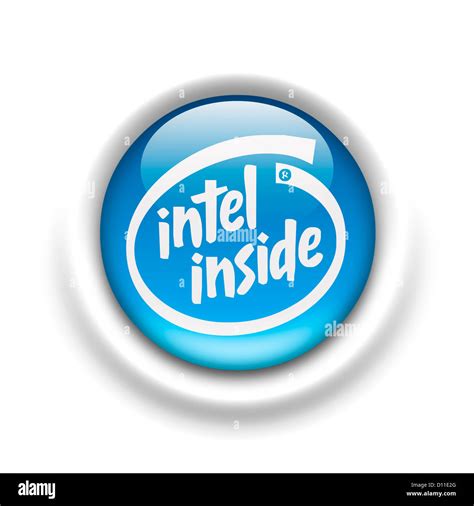 Intel Inside Logo Symbol Logotype Flag Stock Photo Alamy