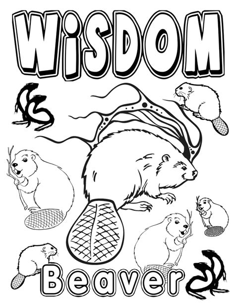 Seven Teachings Ojibwe Coloring Pages Sketch Coloring Page