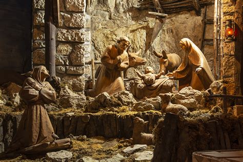 st francis reenactment of christmas was the first nativity scene
