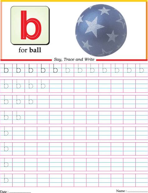 Check spelling or type a new query. Small letter b practice worksheet | Download Free Small ...