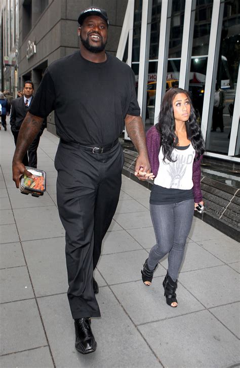 shaquille o neal and girlfriend in nyc zimbio