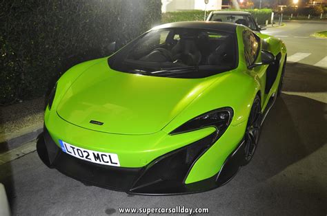 Mclaren 675lt Napier Green In Spain Supercars All Day Exotic Cars