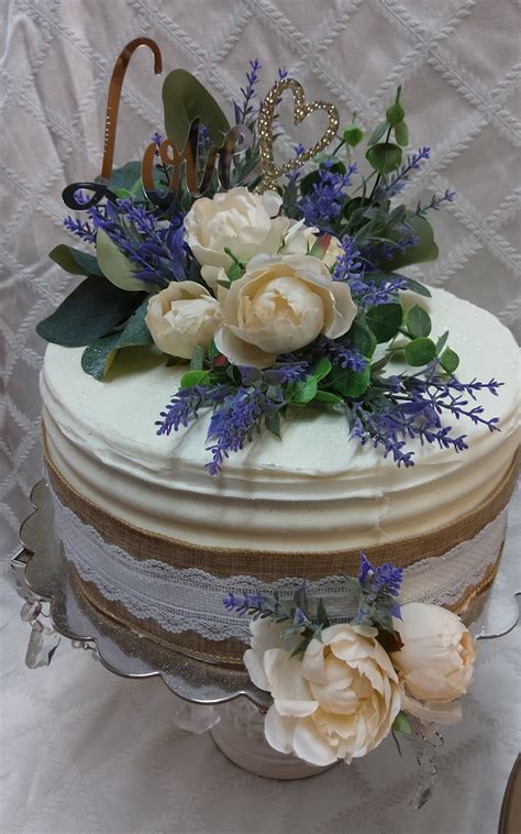 Rustic Themed Bridal Shower Cake Bridal Shower Cake Cake Shower Cakes