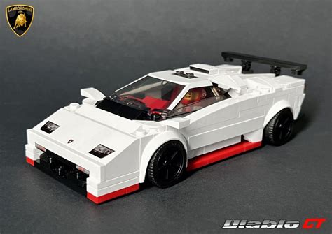 Lego Moc Lamborghini Diablo Gt Speed Champions 8 Studs Wide By