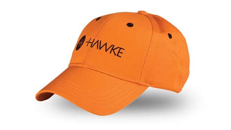 Hawke Orange Cotton Twill Cap