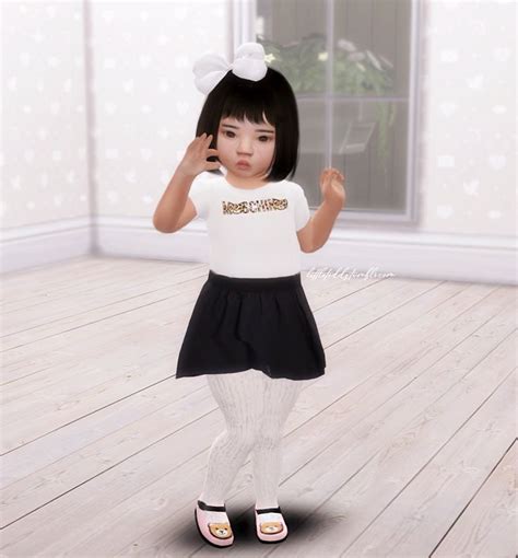 The Sims 4 ♢ Kids Lookbook Sims 4 Toddler Frilly Socks Sims 4