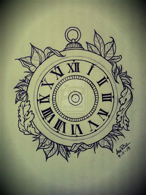 You should always remember that tattoo is made for the whole rest of your life and its meaning will be always fallowing you. clock tattoo tattoo drawing designs rose pocket watch ...