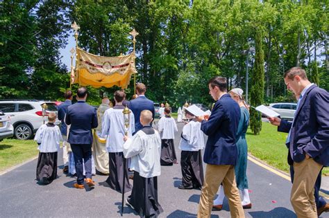 Corpus Christi Procession At Saint Benedicts Parish 2023 Virginia