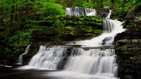 Loup Fintry Waterfall Hd Wallpapers Backgrounds