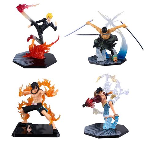 One Pieces High16cm Action Figures ของเล่น Fire Fist Monkey D Luffys